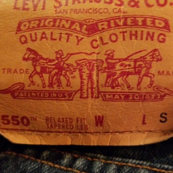 VINTAGE 550 Levi's high rise size 10 left - Picture 3 of 6